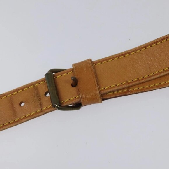 LOUIS VUITTON Adjustable Shoulder Strap Leather 32.3""-39.8"" Beige Auth IN067 - Picture 10 of 11